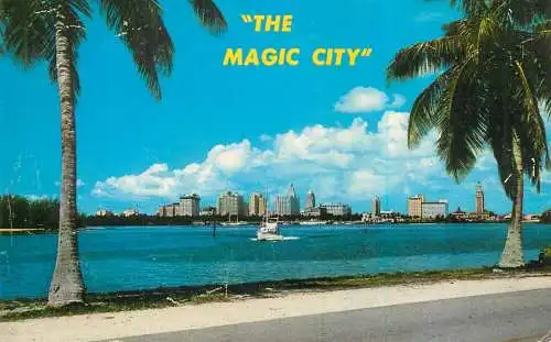 Skyline of Miami 1961