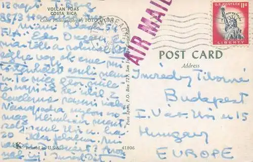 Costa Rica Volcan Poas volcano