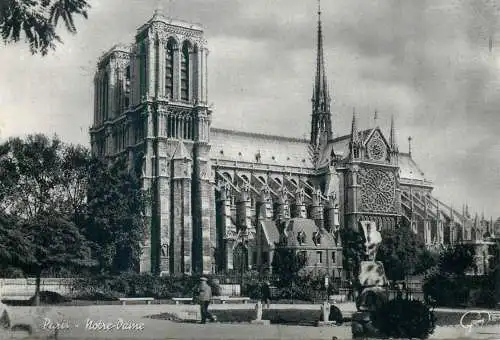Postcard France Notre-Dame de Paris