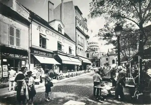 Postcard France Paris Montmartre La Place du Tertre