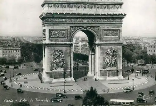 Postcard France Paris the Triumphal Arch