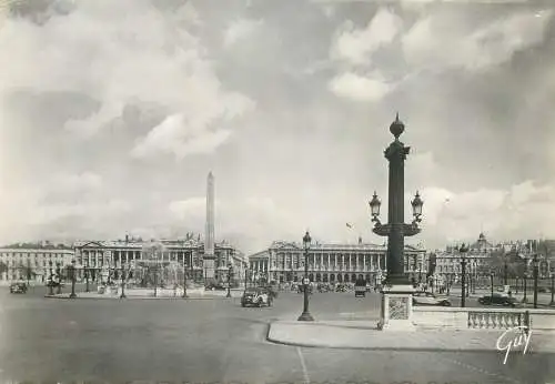 Postcard France Paris et ses merveilles Place de la Concorde