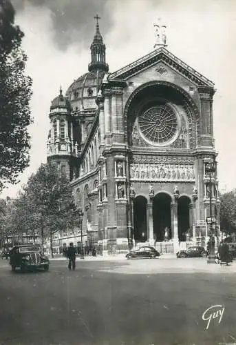 Postcard France Paris et ses merveilles Eglise St Augustin