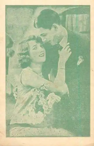 Couples postcard Romania love elegance smile romance pearls Sanica Curte 1940