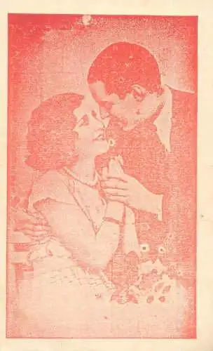 Couples postcard Romania love elegance smile marriage 1940