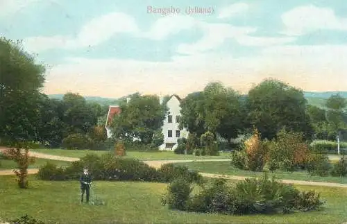 vintage Postcard Denmark Jylland Bangsbo