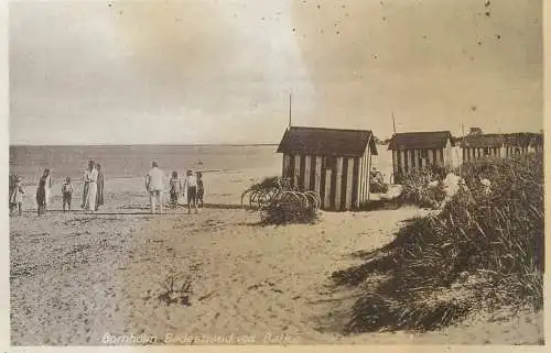 vintage Postcard Denmark Bornholm Badestrand ved Balka