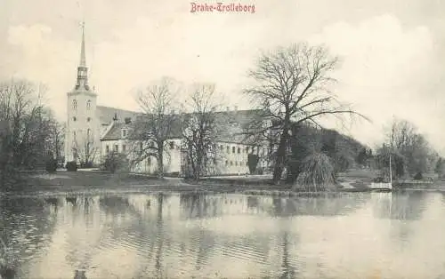vintage Postcard Denmark Brahetrolleborg castle