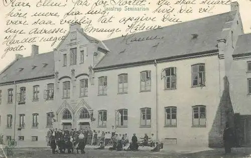 vintage Postcard Denmark Jonstrup Seminarium