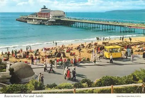 Bournemouth pier and sands