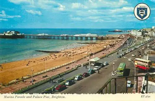 Brighton marine parade and palace pier
