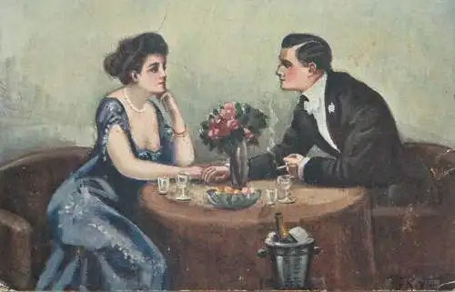 Rotter signed romantic couple Liebe