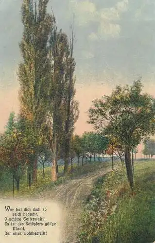 Germany Landschaft landscape with trees