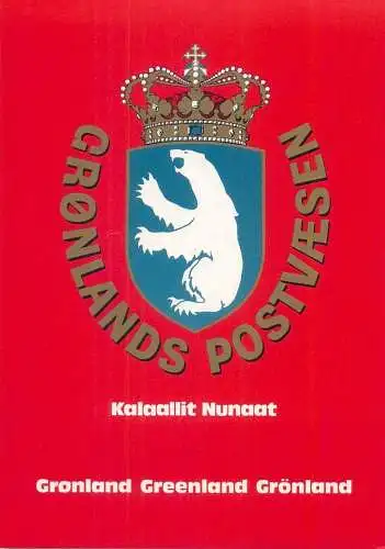 Greenland Gronlands Postvaesen Gronland cest heraldry