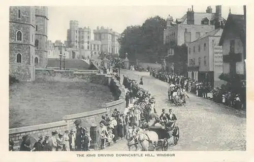 Windsor the king driving downcastle hill
