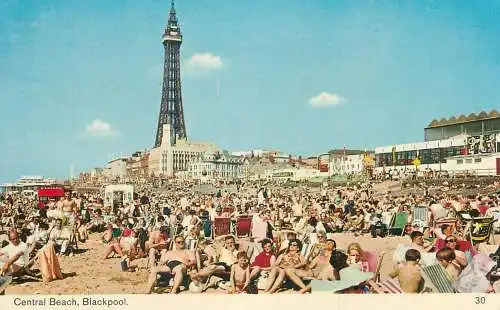 Blackpool central beach