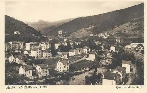 Amélie-les-Bains quartier de la gare