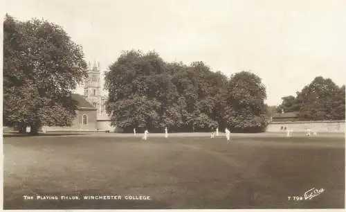 Winchester College cricket playing fields