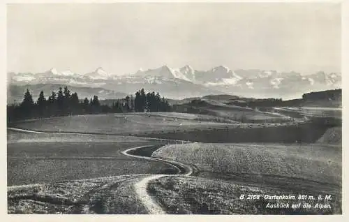 Gurtenkulm ausblick auf die Alpen Golf-Hotel