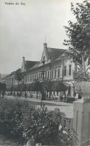 Romania postcard Transylvania Dej view