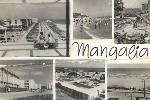 Romania postcard Mangalia multi view 1963