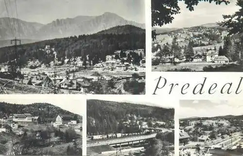 Romania postcard Predeal resort multi view 1969