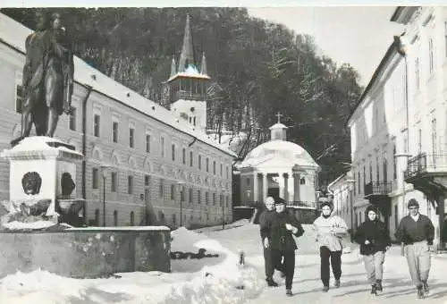 Romania postcard Transylvania Herculean baths 1964 butterfly stamp