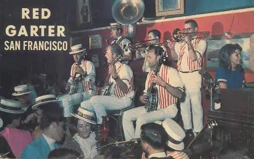 Red Garter San Francisco beer palace night club deluxe The Strugglers banjo band
