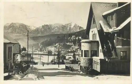 Romania postcard Carpathian mountains Predeal resort Cioplea 1954