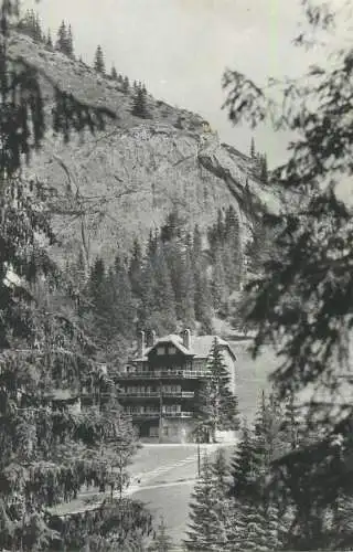 Romania postcard Carpathian mountains Lacul Rosu 1965