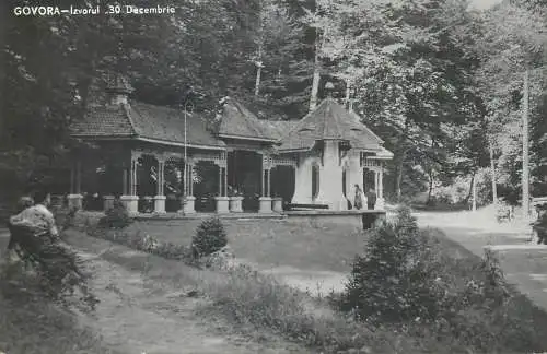 Romania postcard Govora 30 Decembre mineral spring 1959