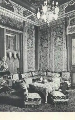 Romania postcard Sinaia Peles castle museum turkish saloon 1960