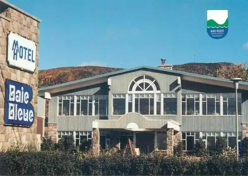 Postcard Canada Quebec Gaspe Gaspesie Baie Bleue hotel