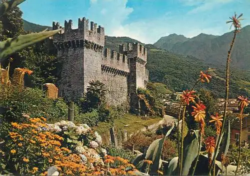 Postcard Switzerland Bellinzona Il Castello d'Uri
