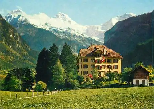 Postcard Switzerland Wilderswill-Interlaken Hotel Berghof