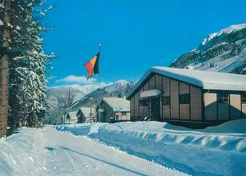 Postcard Switzerland Kinderdorf Melchtal winter scenery