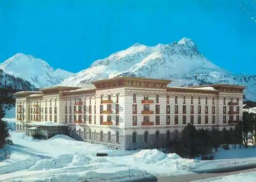 Postcard Switzerland Maloja hotel palace Maloja