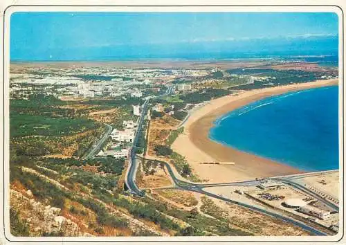 Postcard Morocco Agadir bay panoramic view