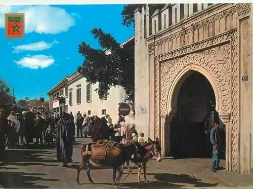 Postcard Morocco Tanger Ancient Mendoubia Tribunal Court of Sadad