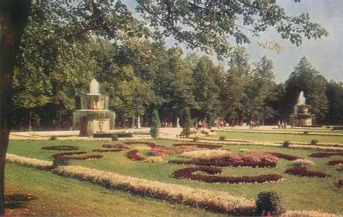 Russia postcard Petrodvorets The roman fountains