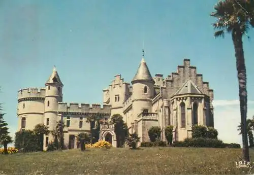 Postcard France Hendaye Le Chateau Abbadia