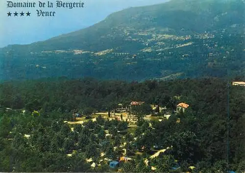 Postcard France Vence Camping de la Bergerie vue aerienne