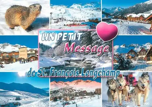 Postcard France En Maurienne St Francois Longchamp multi view