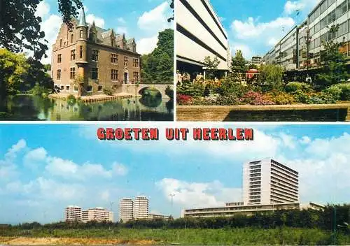 Postcard Netherlands Groeten uit Heerlen