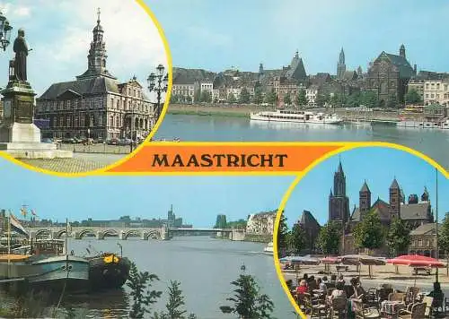 Postcard Netherlands Maastricht multi view