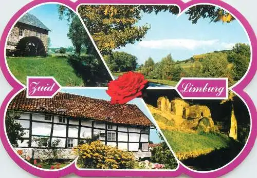 Postcard Netherlands Limburg multi view