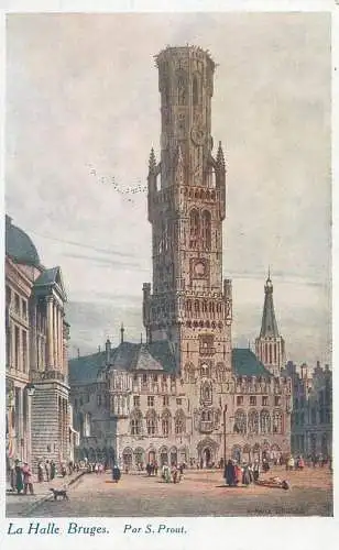 La Halle Bruges illustrateur S. Prout