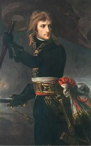 Napoleon Museum General Bonaparte auf der Brucke von Arcole ( von Gros ) Schloss Arenberg