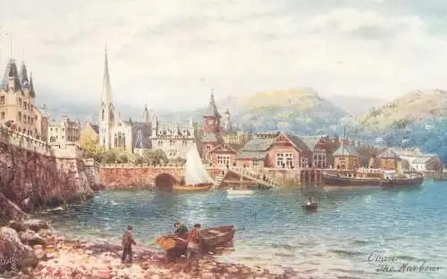 Oban " Bonnie Scotland " Raphael Tuck " Oilette " Postcard