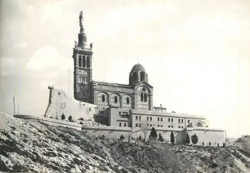 Postcard France Basilique Notre-Dame de la Garde Marseille